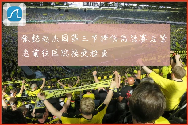 张懿赵杰因第三节摔伤离场赛后紧急前往医院接受检查